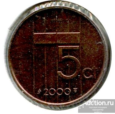 Нидерланды 5 центов 1987 года.