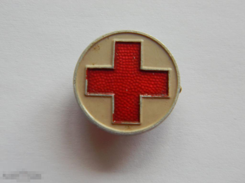 Франция.  Медицина.  Знак.  Фрачник.  Красный Крест. 