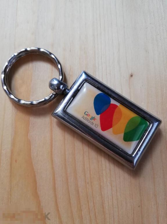 Брелок Google Adwords 10 металл/пластик сувенир