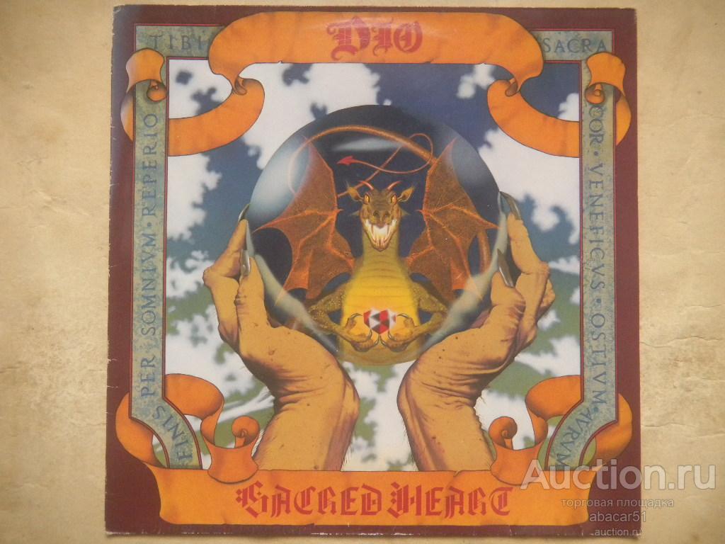 DIO Sacred Heart HOLLAND. VERTIGO IN/SL 1985 год LP EX-/EX.