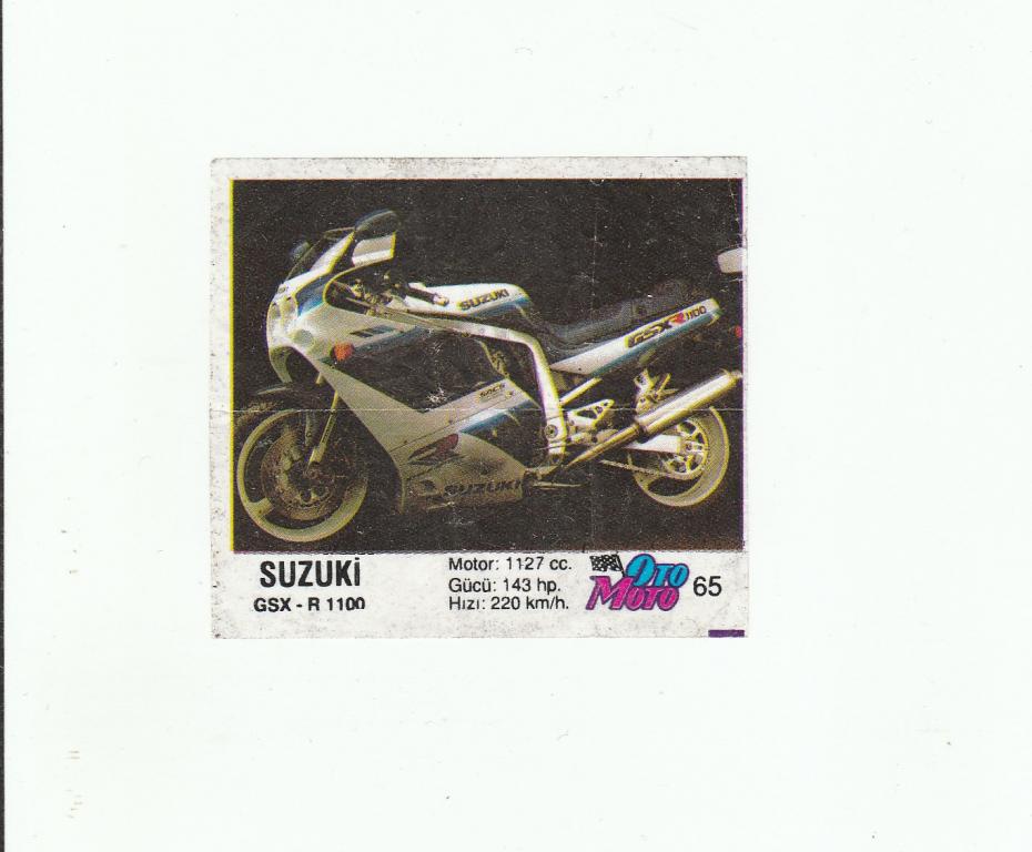 Вкладыш Oto Moto № 65 SUZUKI (2)