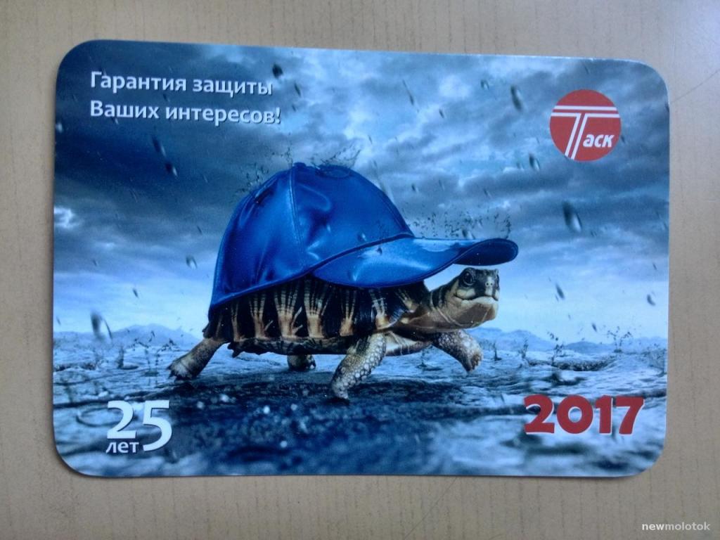 Календарик на 2017 год, Страхование, Беларусь, ю-9 а-2452