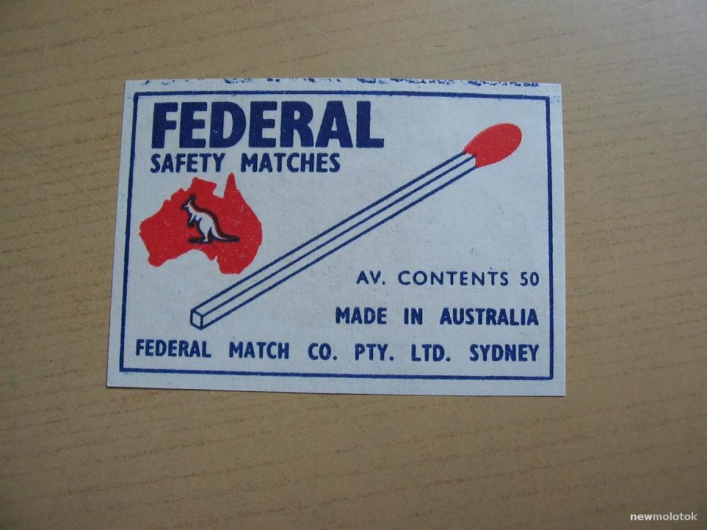 Спичечная этикетка, Австралия, см. описание лота, ПР-1 а-4567