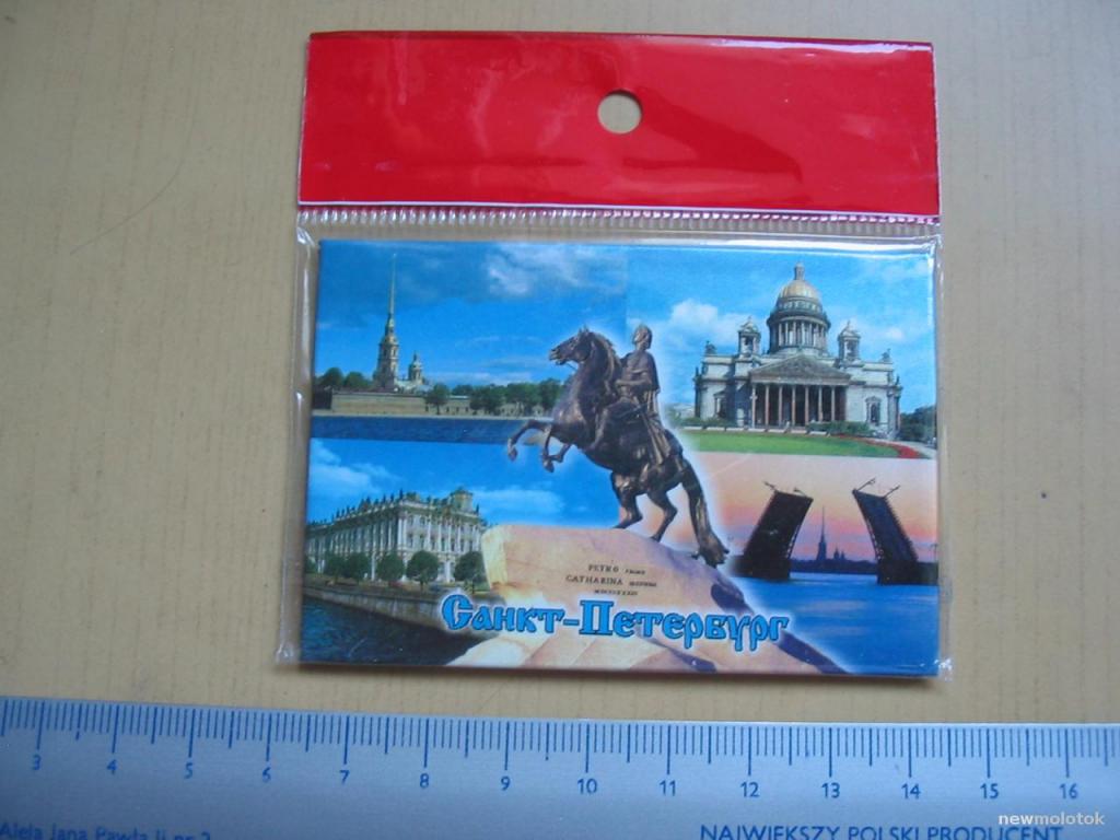 Магнитик Медный всадник, Санкт-Петербург в упаковке, teka а-7573