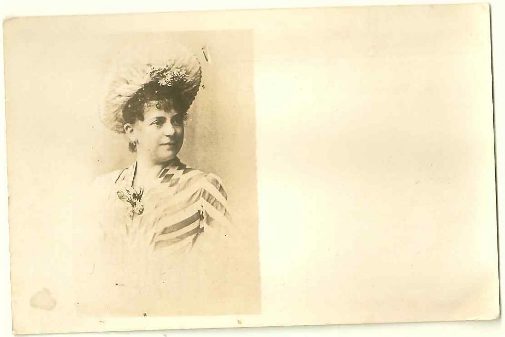 Старинная фото - открытка из коллекции №48 - Актриса Мария Леррах - Европа - ПЕРЕПЕЧАТКА - артистка