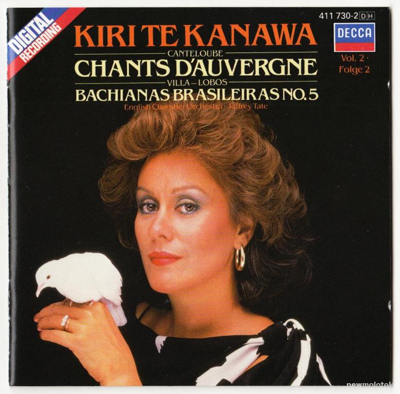 TE KANAWA, Kiri - 1984 "Canteloube - Chants D'Auvergine / Villa-Lobos", CD W.Germany