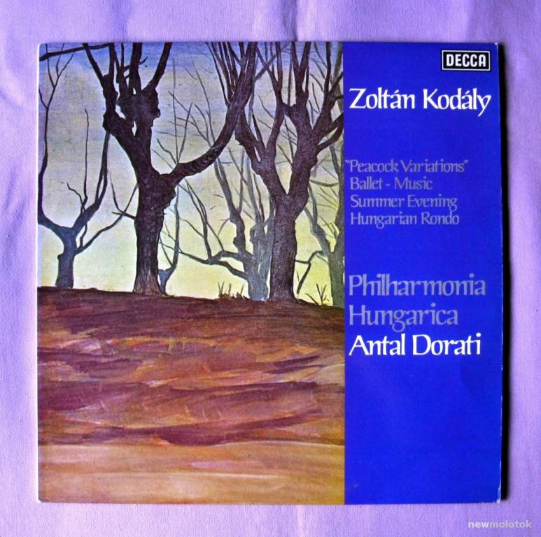 Kodaly, Zoltan - "Peacock Variations", Ballet-Music, Summer Evening, Hungarian Rondo, LP England