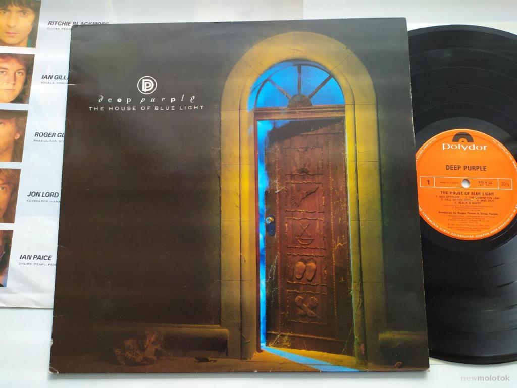 Deep Purple ‎– The House Of Blue Light - 87/UK/EX++/VG+