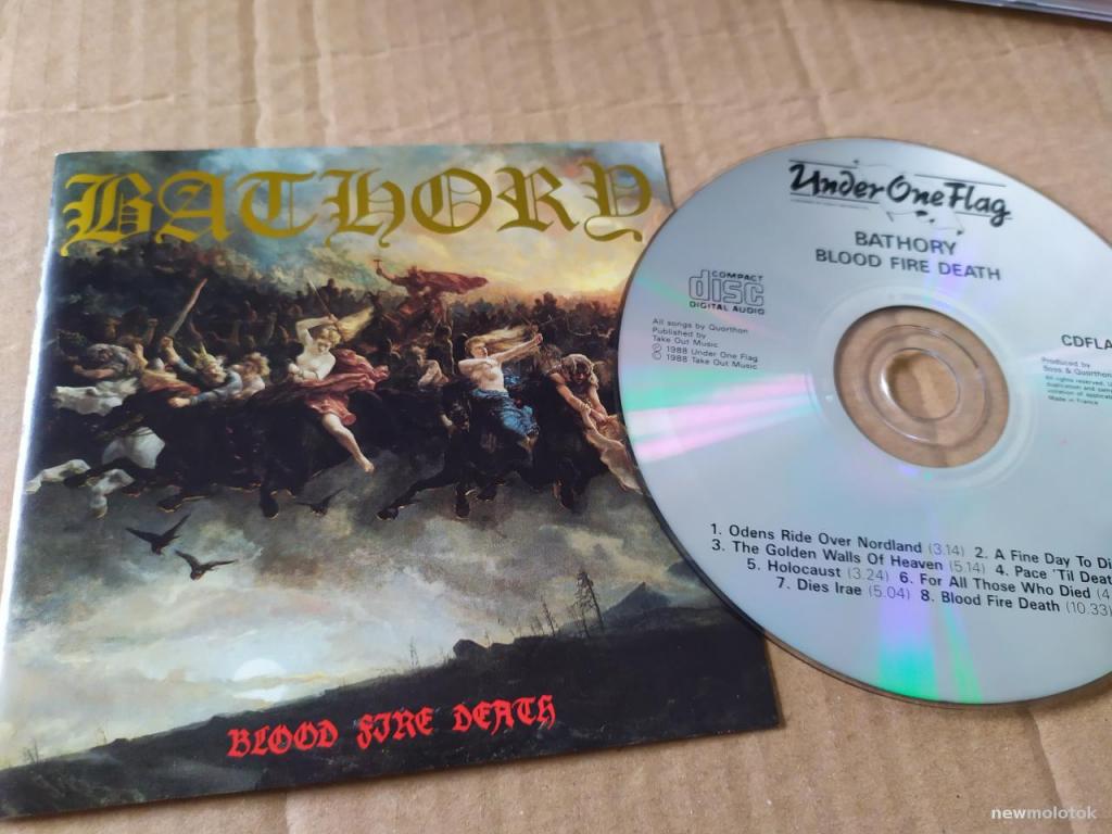 Bathory ‎– Blood Fire Death - 88/UK/NM -- no ifpi