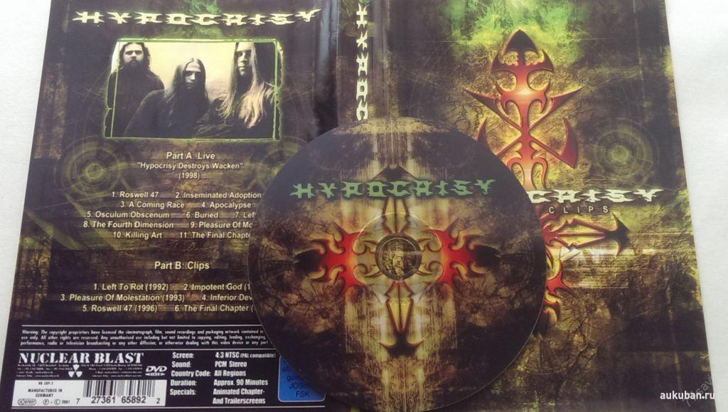 Hypocrisy ‎– Live & Clips - 2001/nm