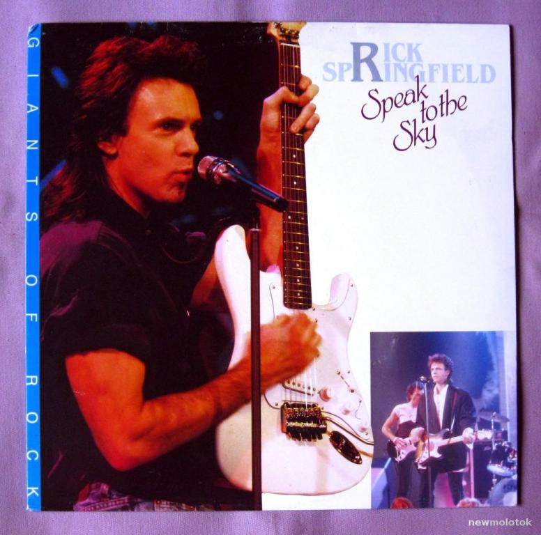 Springfield, Rick - 1989 "Speak to The Sky", LP Italy