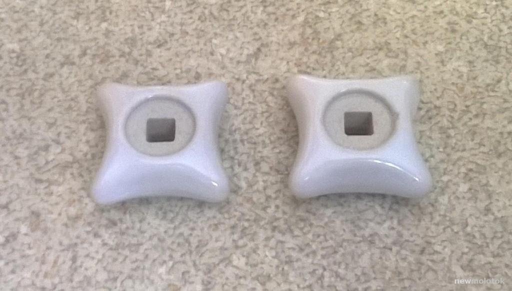 Ручки для крана  смесителя фарфоровые  СССР