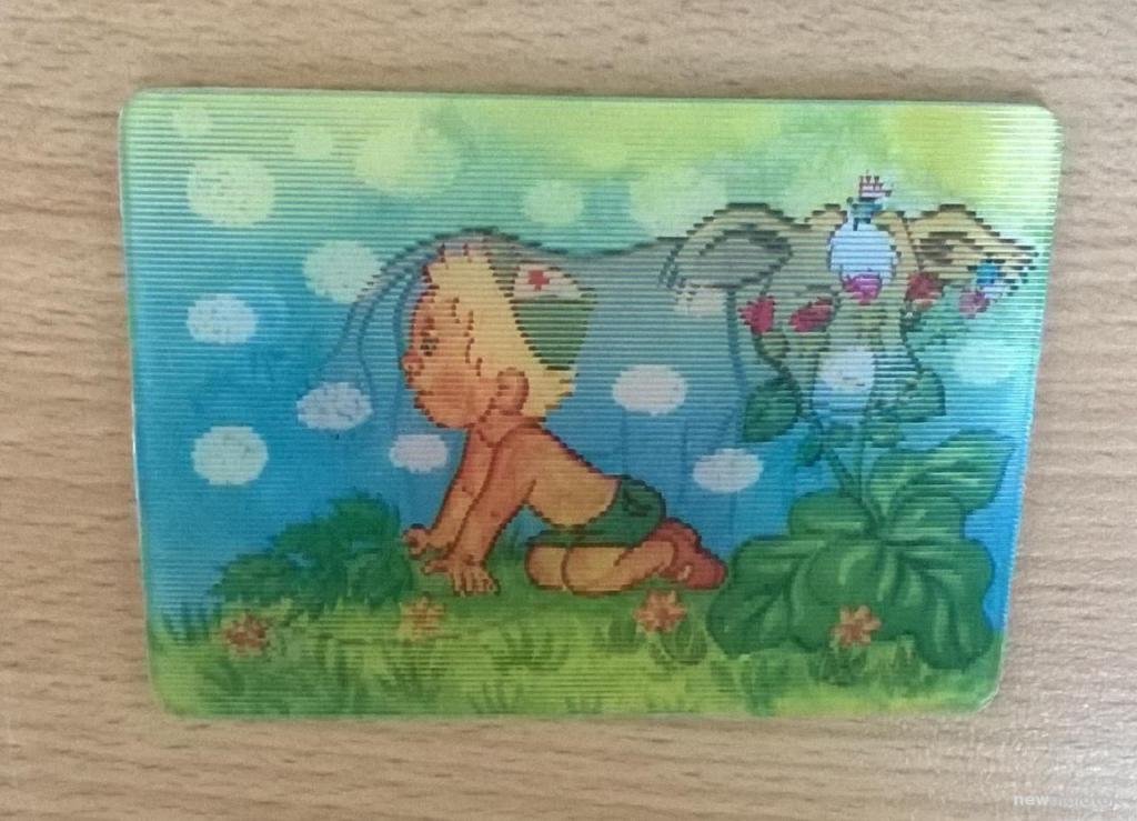 Календарь календарик карманный Переливной Мультфильм "Комаров" 1979 г. СССР