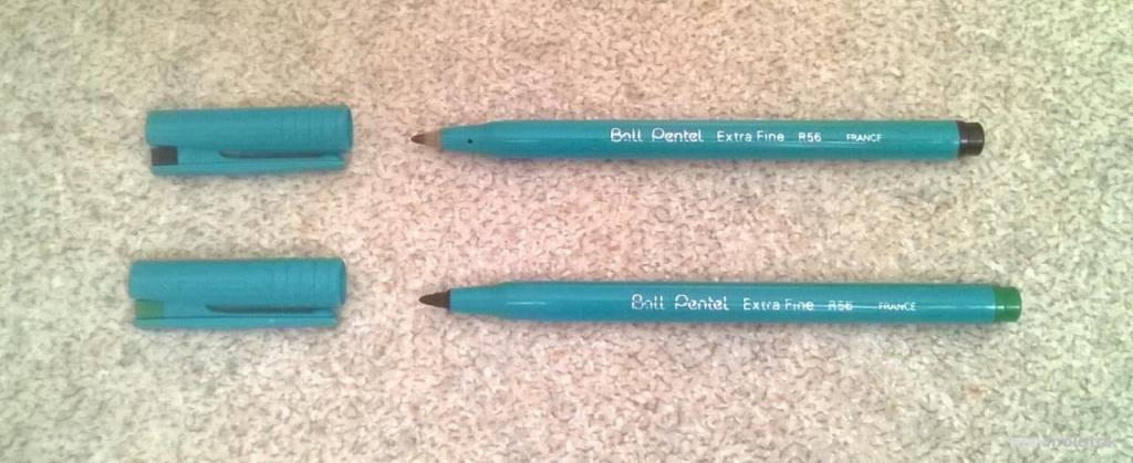 Ручка Pentel, Ball Pentel Extra Fine, R56, France,  Винтаж.
