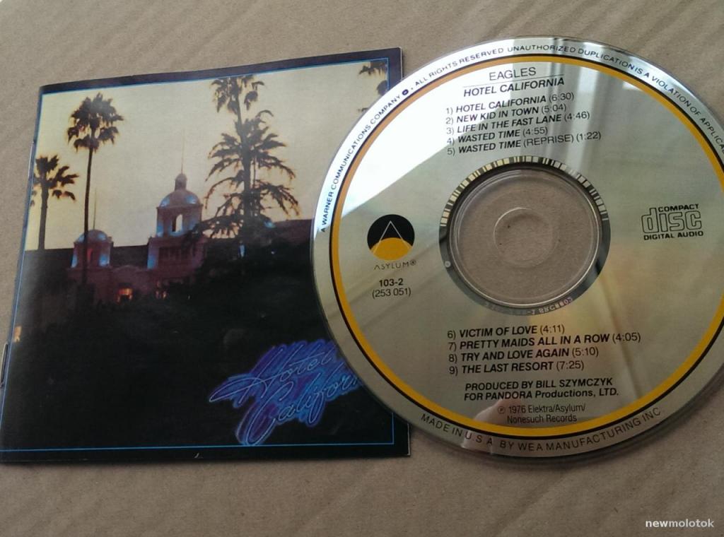 Eagles ‎– Hotel California - 76/89/USA/MINT - no ifpi