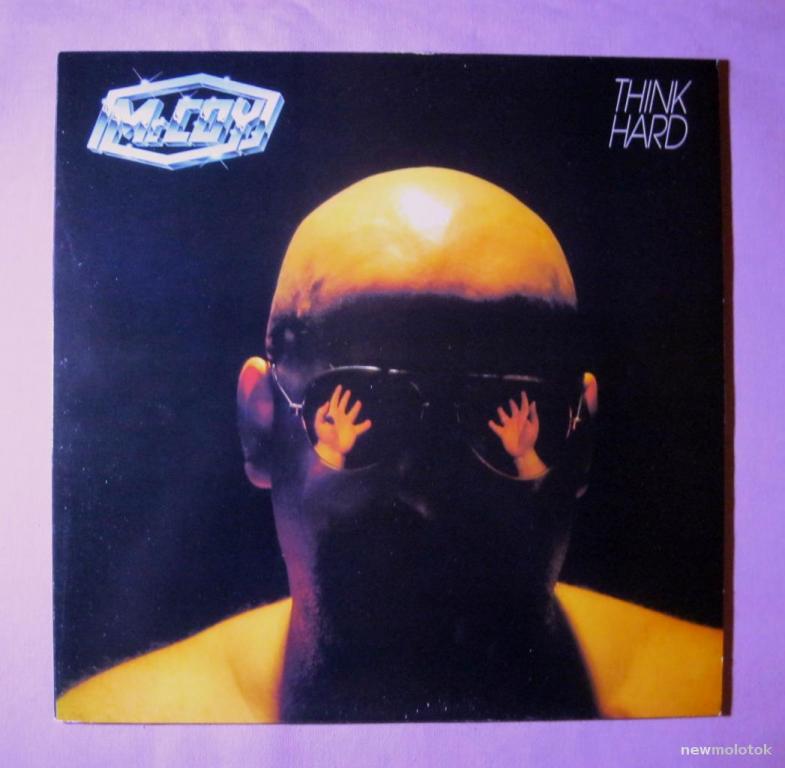 McCoy (Gillan, Samson) - 1984 "Think Hard", LP Mausoleum SKULL 8373, Made in Belgium