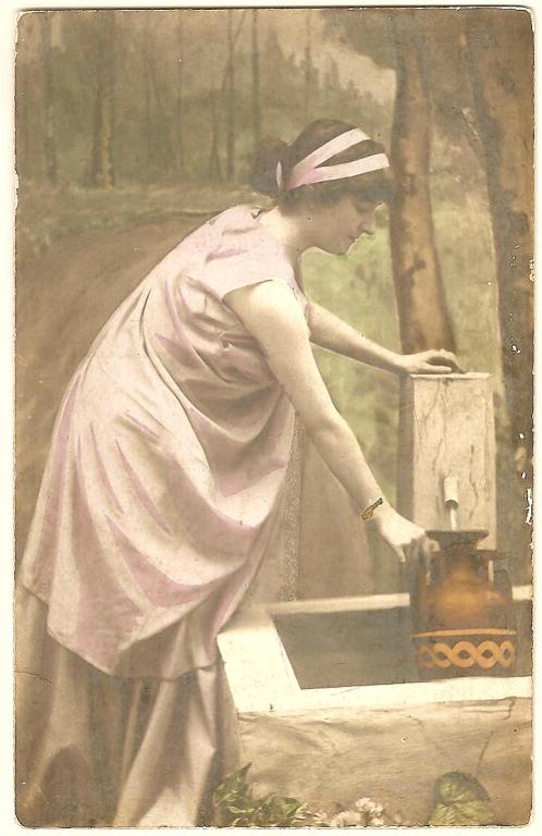 Старинная антикварная открытка №2 - Актриса Лукреция - Франция Начало XX века - портрет - артистка