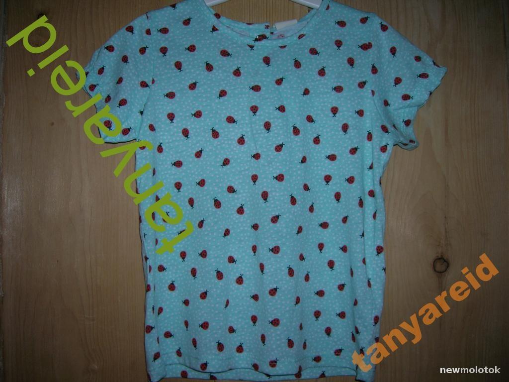 2 Футболочки для девочки 9-12months H&amp;M