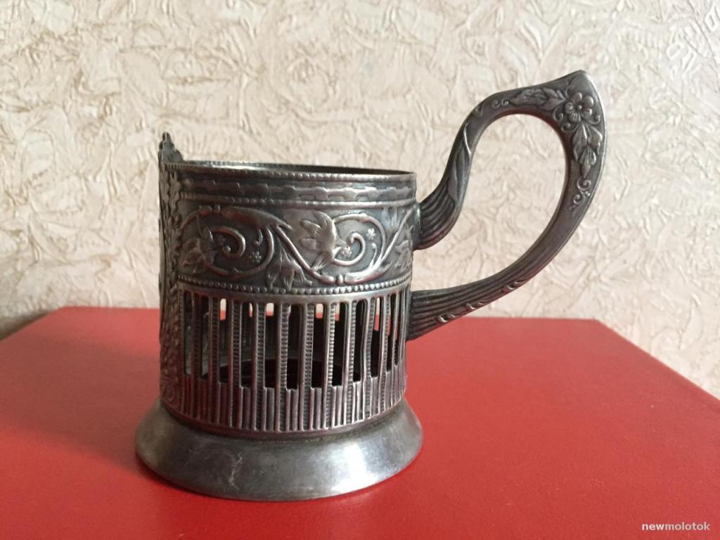 ПОДСТАКАННИК ВИНТАЖ СССР 1917-1957 гг КОЛЬЧУГИНСКИЙ завод