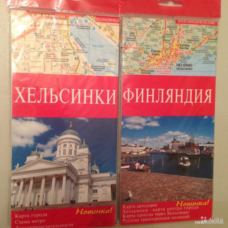 Карта Автодорог Хельсинки, Финляндия