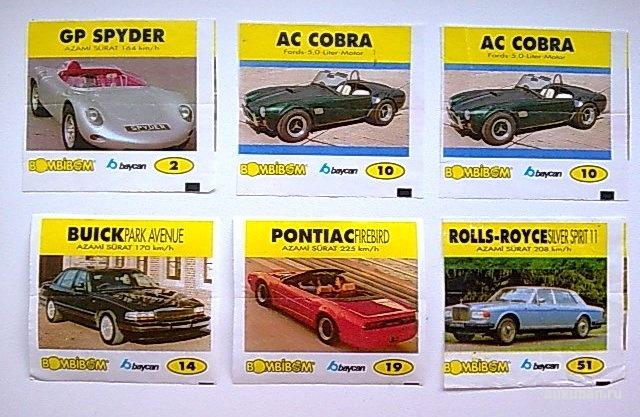 Вкладыши 28 ШТУК Bombibom Patbom AskMelegi Обёртки