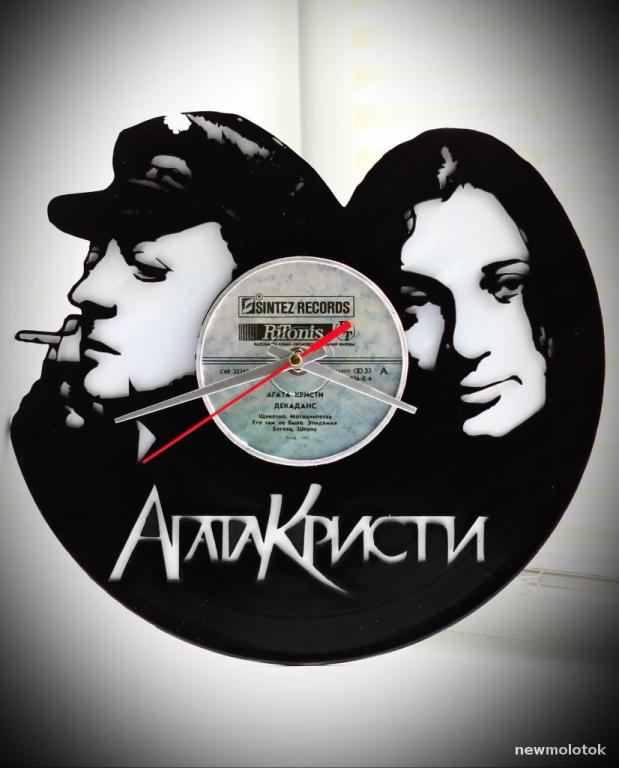 Подарок меломану. Часы Агата Кристи.