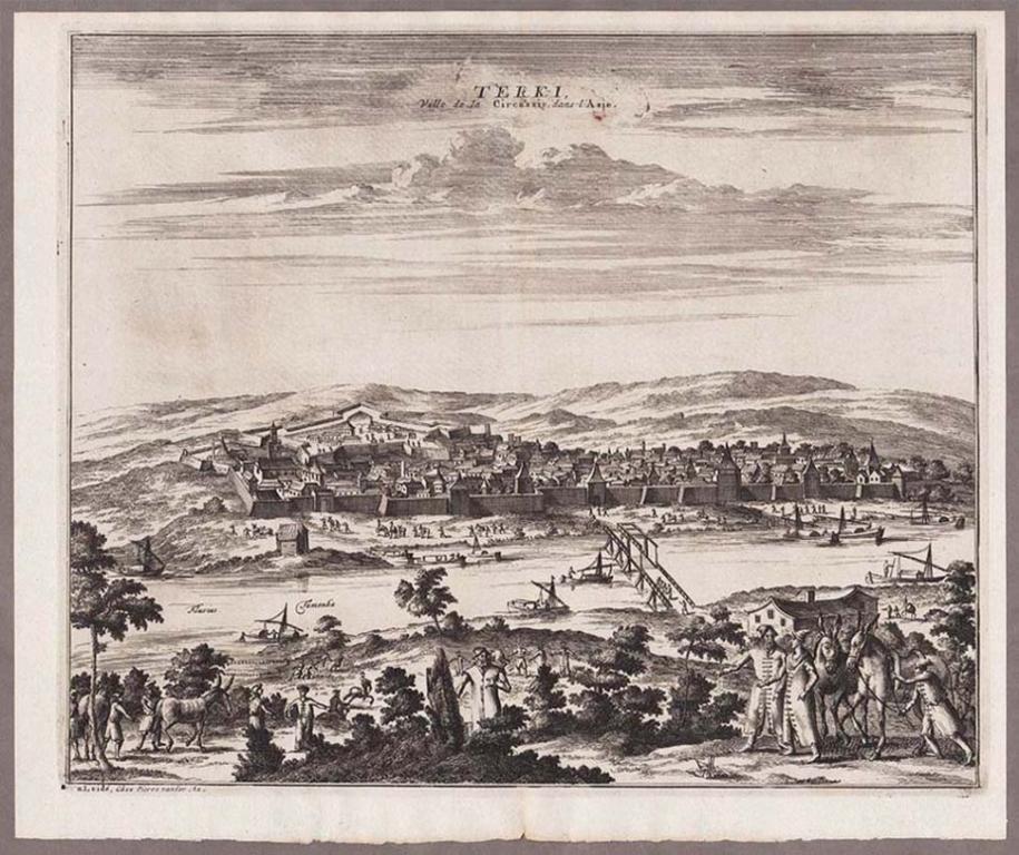Древние города России. Терки, [Дагестан, Махачкала] 1720-е года.
