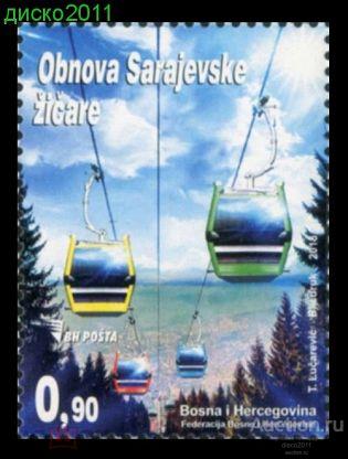 Босния Сараево 2018 Канатная дорога Фуникулер Транспорт 1м**