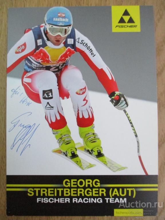 Автограф, Georg Streitberger, горнолыжник, Австрия #5