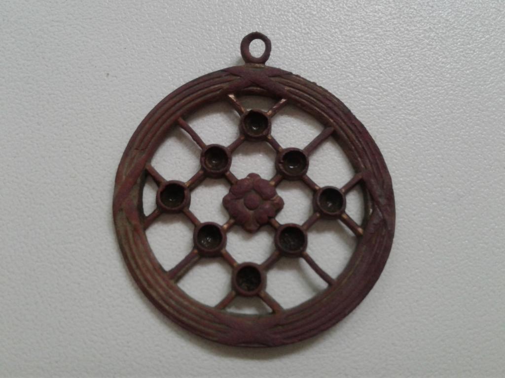 Кулон старинный, подвеска. Россия, до 1917 г. Медь