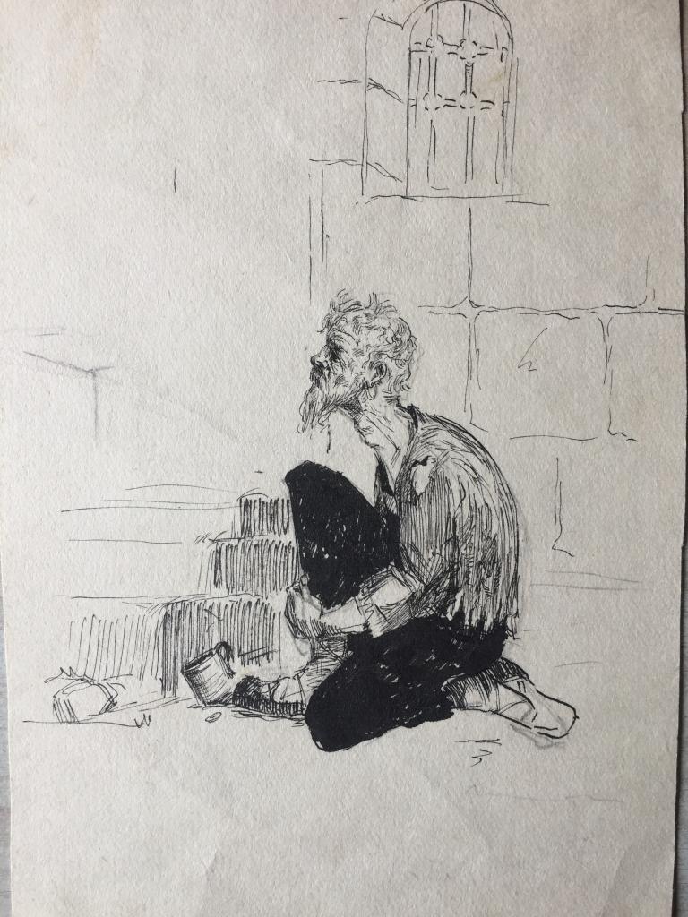 Боровская А.К. (1901-1984)   Старик
