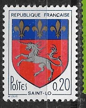 Франция.   герб   Ми 1570  **