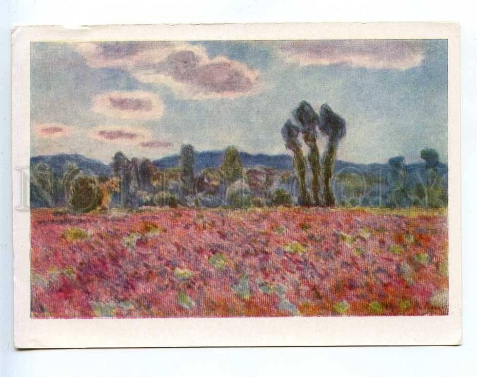 Поле маков клода моне описание картины