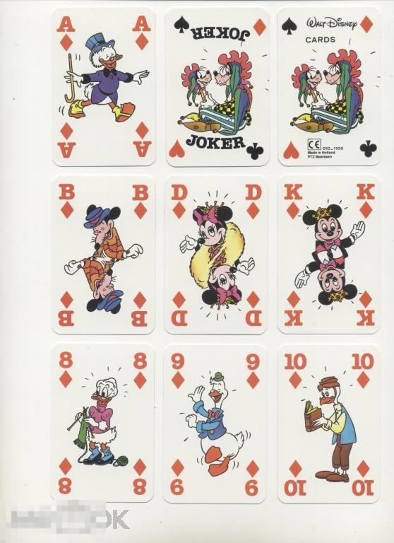 3889 Игральные карты Германия Дисней Микки-Маус