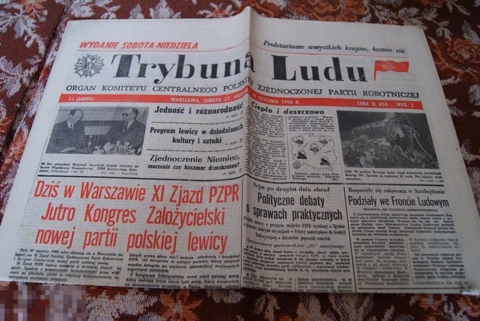 газета Trybuna Ludu Польша 1990 Последний № 