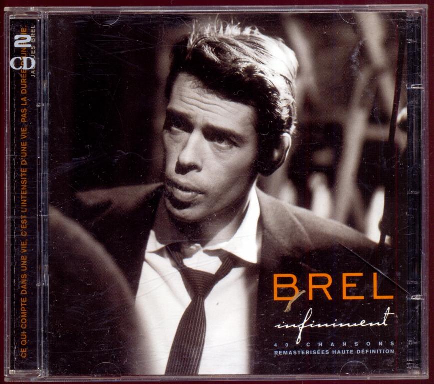 2 CD JACQUES BREL  - Infiniment: Best of 2003 ФИРМ made in France