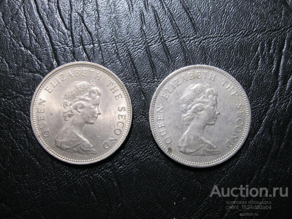 ОСТРОВ  ДЖЕРСИ, 10 ПЕНСОВ ( 2 шт- разных годов). 1968,1975 г.