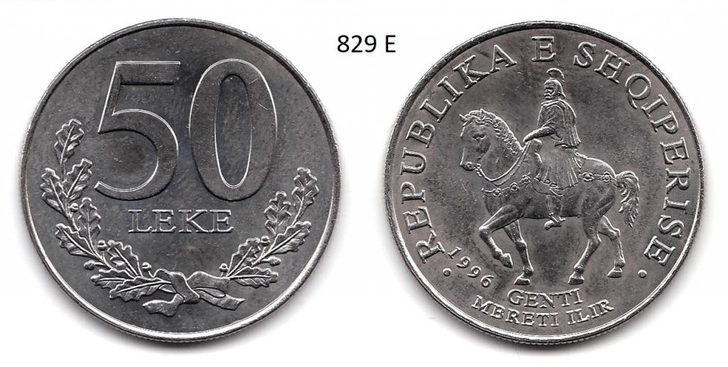 Албания. 50 леке. 1996 год.