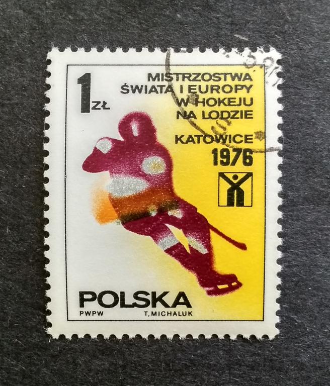 Польша ОИ 1976 ЧМ по хоккею 1м Мих 2439 гаш