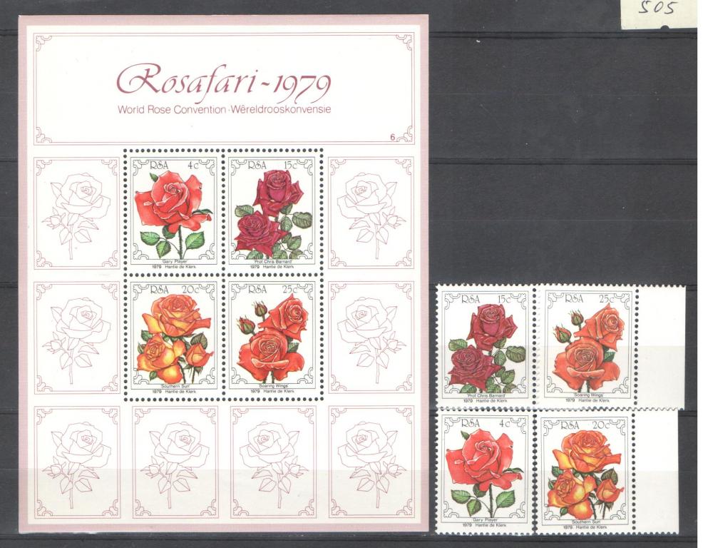 RSA 1979г. Цветы. MNH.
