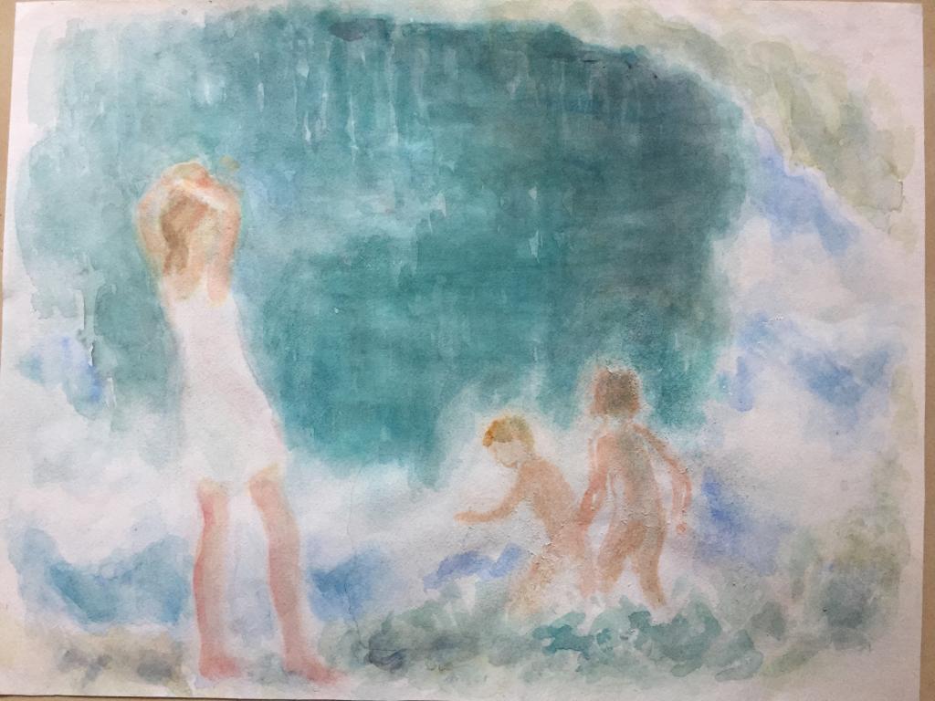 Покровская Т.А. (1903-1991)  "Облака" (1981)