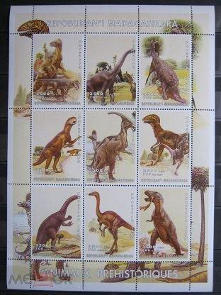 Мадагаскар,1999(к/б)**Фауна:динозавры