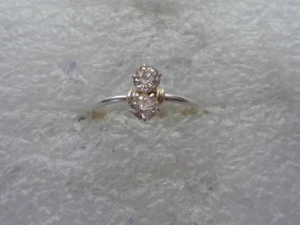 КОЛЬЦО ХРУСТАЛЬ СЕРЕБРО 875 ПРОБА