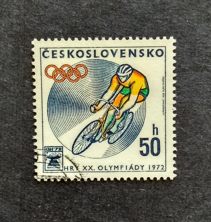Чехословакия 1972 Велоспорт на ОИ Мих 2067 гаш