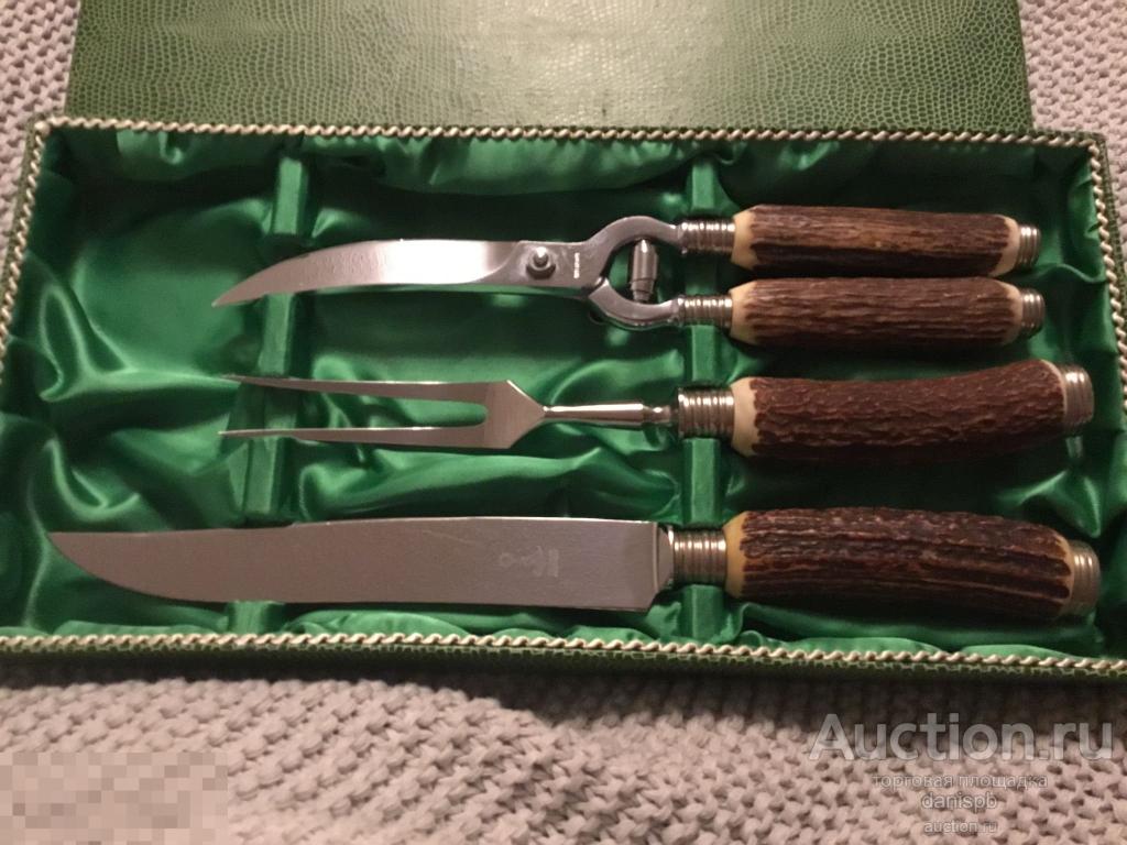 Набор для разделки мяса и птицы Solingen Signal ручки рог 