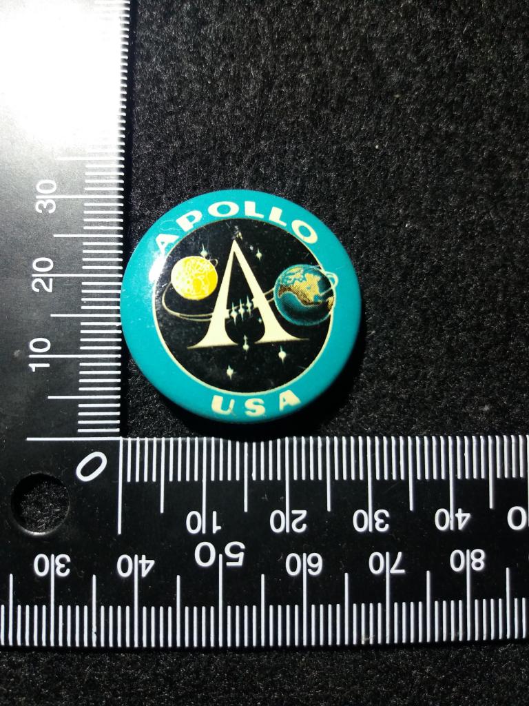 Знак "APOLLO USA / АПОЛЛОН США", космос