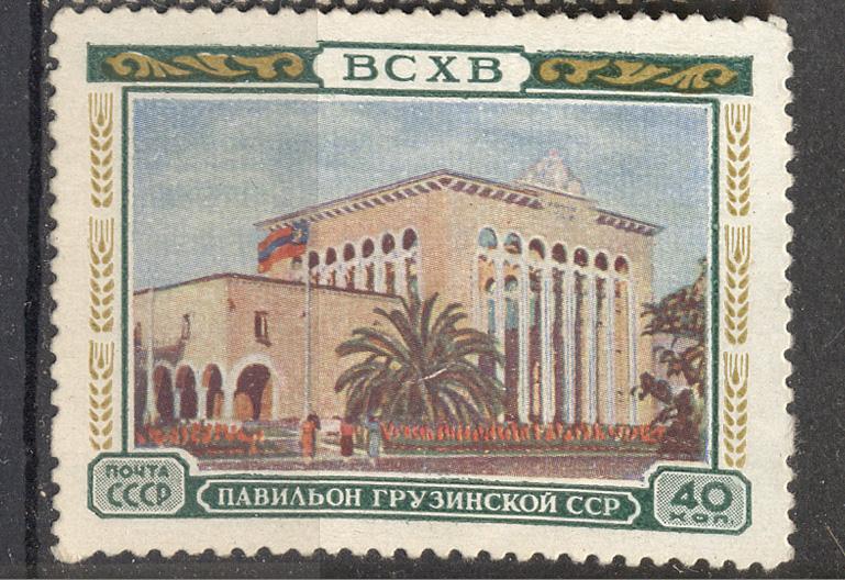 СССР 1955 г. марка № 1735 (С-К) ) ВСХВ  чистая* ЧБК