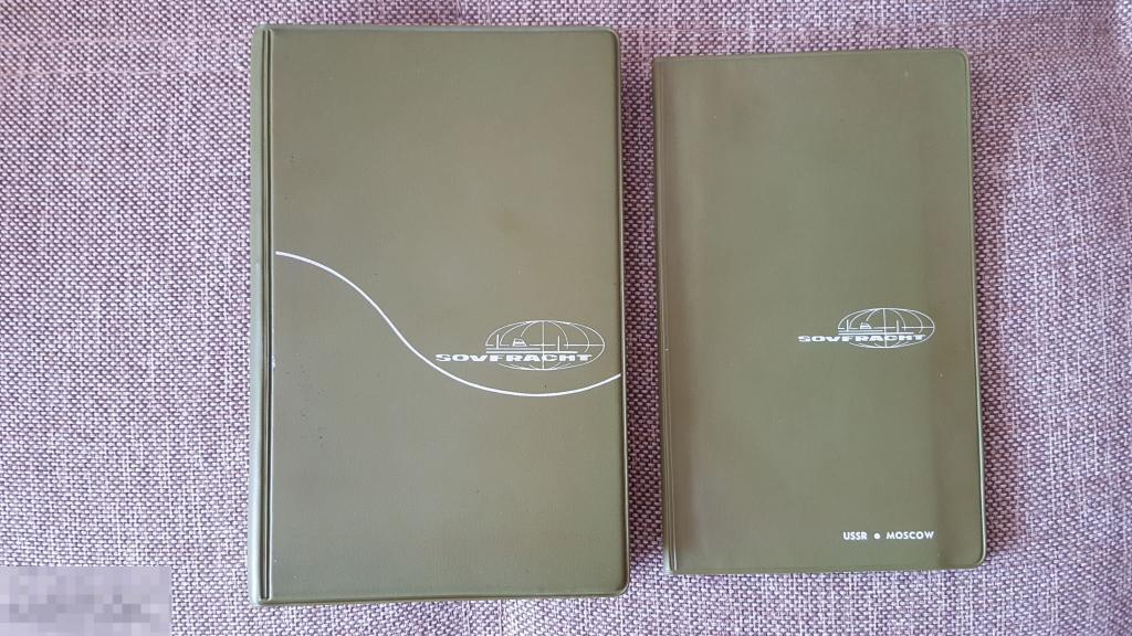 Блокнот ежедневник СССР записная книжка Sovfracht USSR 1970 морфлот 