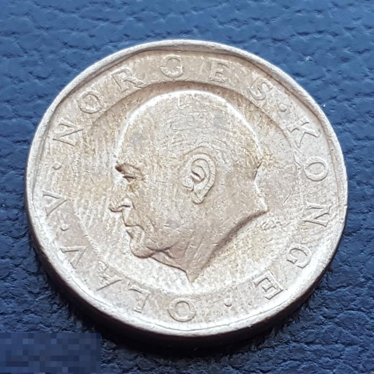 10 крон 1986 год Норвегия 