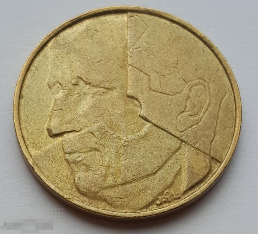 5 франков 1988 год Бельгия 